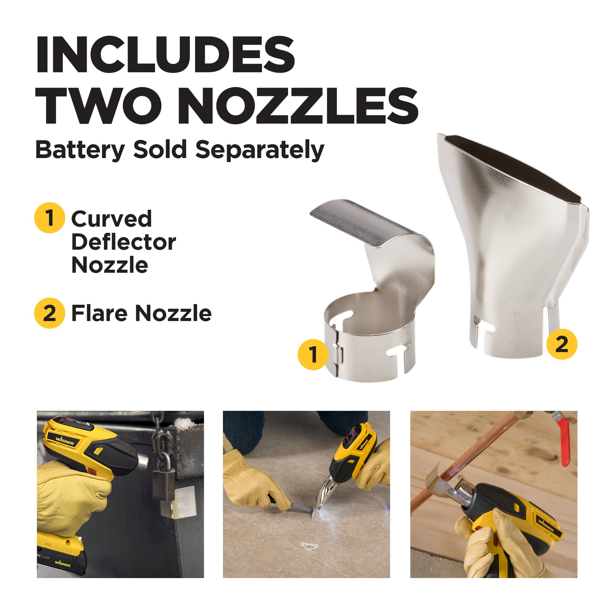 FURNO 550 18V Cordless Heat Gun – Tool Only Image:3