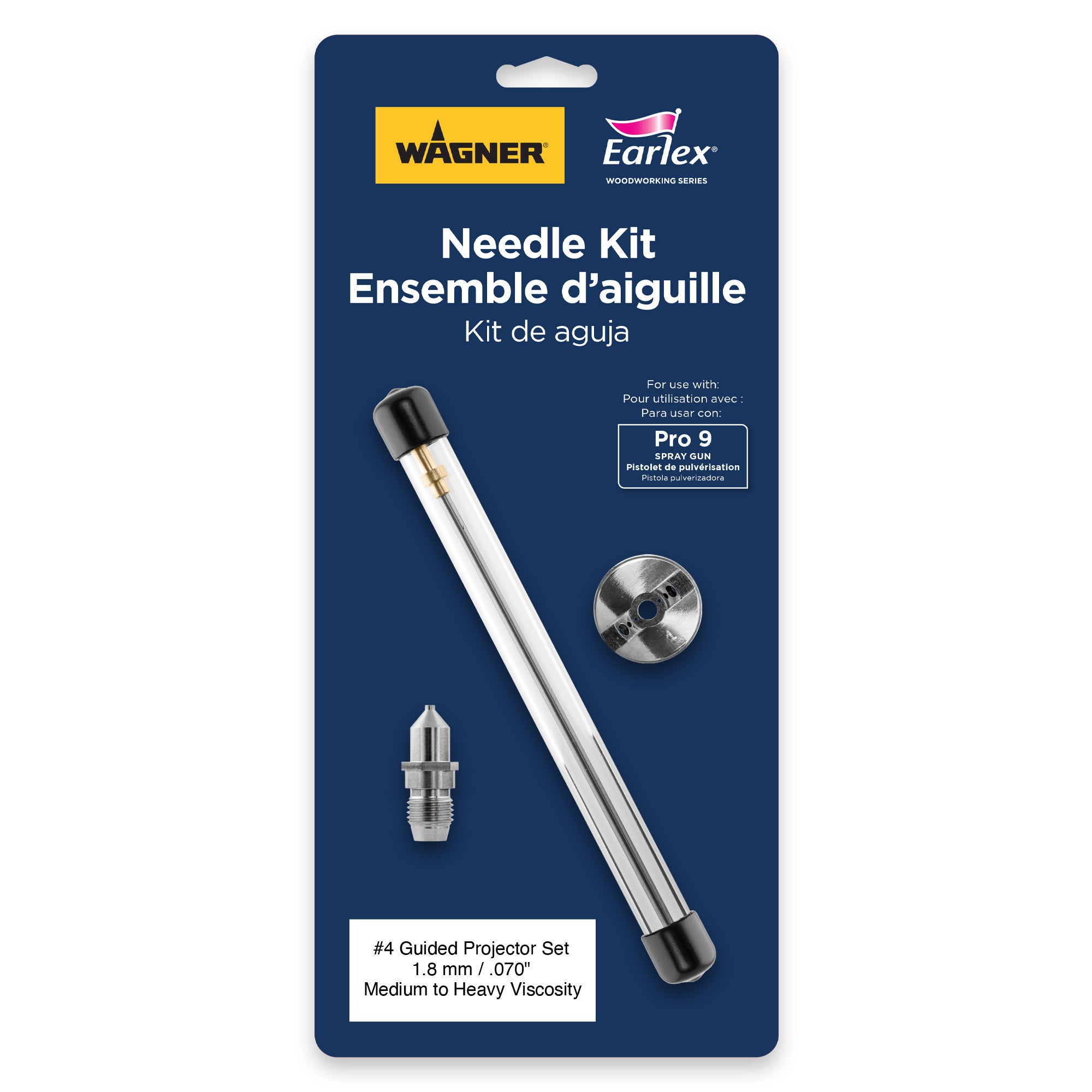 Earlex 6700 Pro 9 #4 (1.8mm) High Output Replacement Needle Image:2