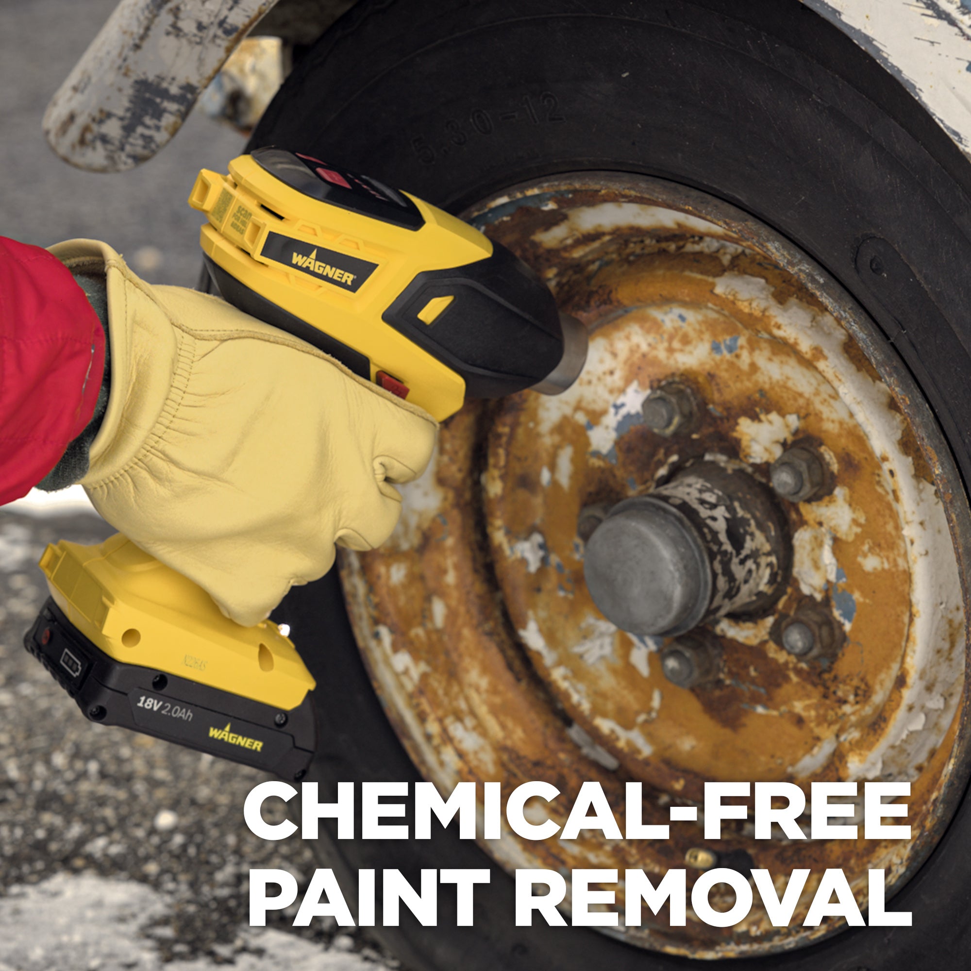 FURNO 550 18V Cordless Heat Gun w/ 2 Batteries Image:5