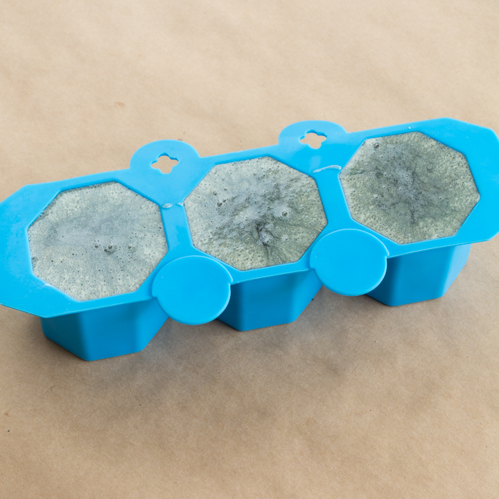 Mix resin and add dye