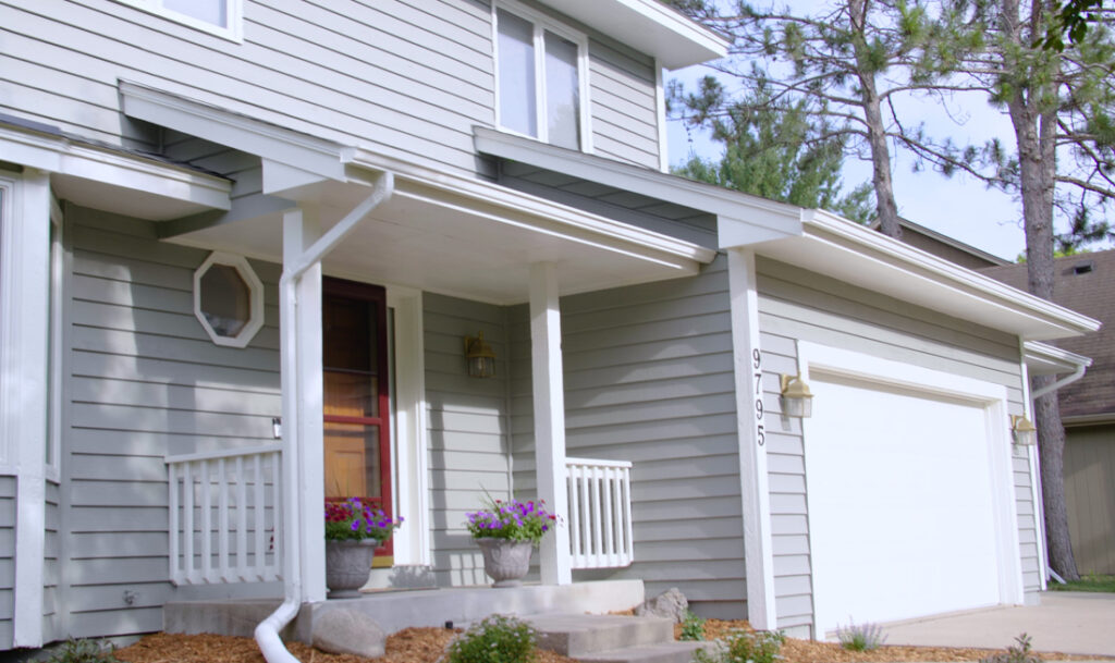 painted home exterior
