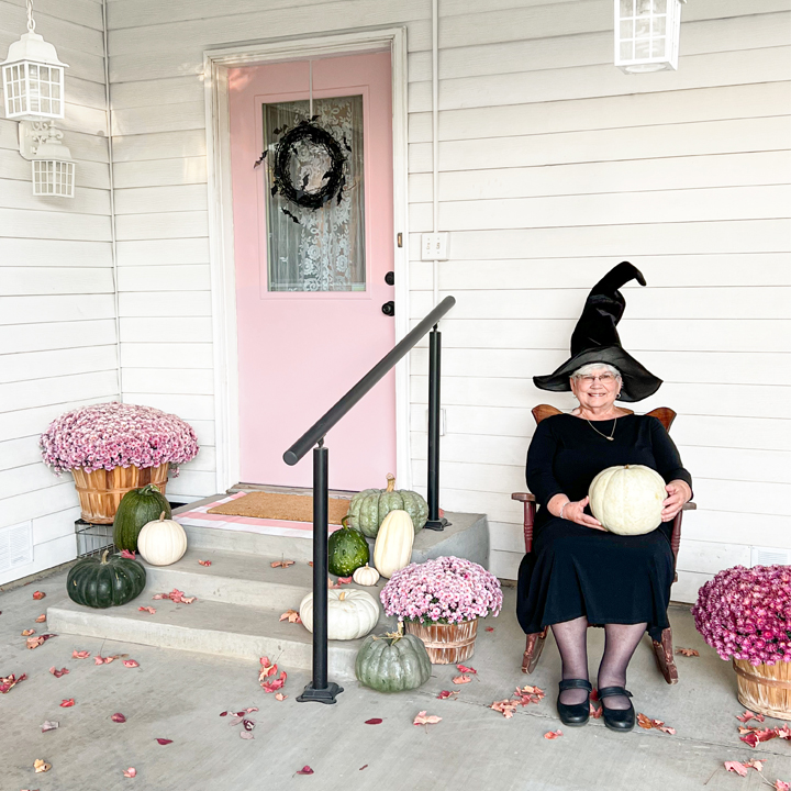 WAGNER pink fall porch