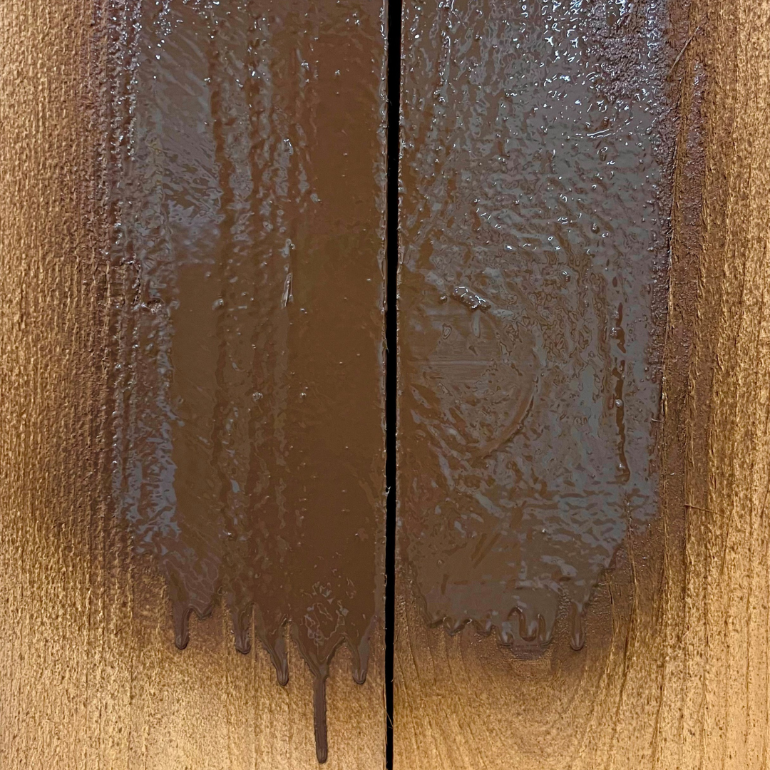 Stain Sags and Runs Spray Pattern 2